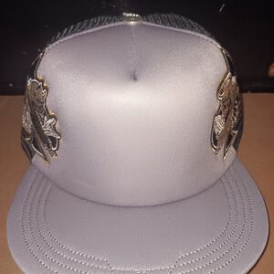 Watson Angel Demon Choices Gray and Black Adjustable Trucker Hat